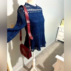 self-portrait style peplum top.